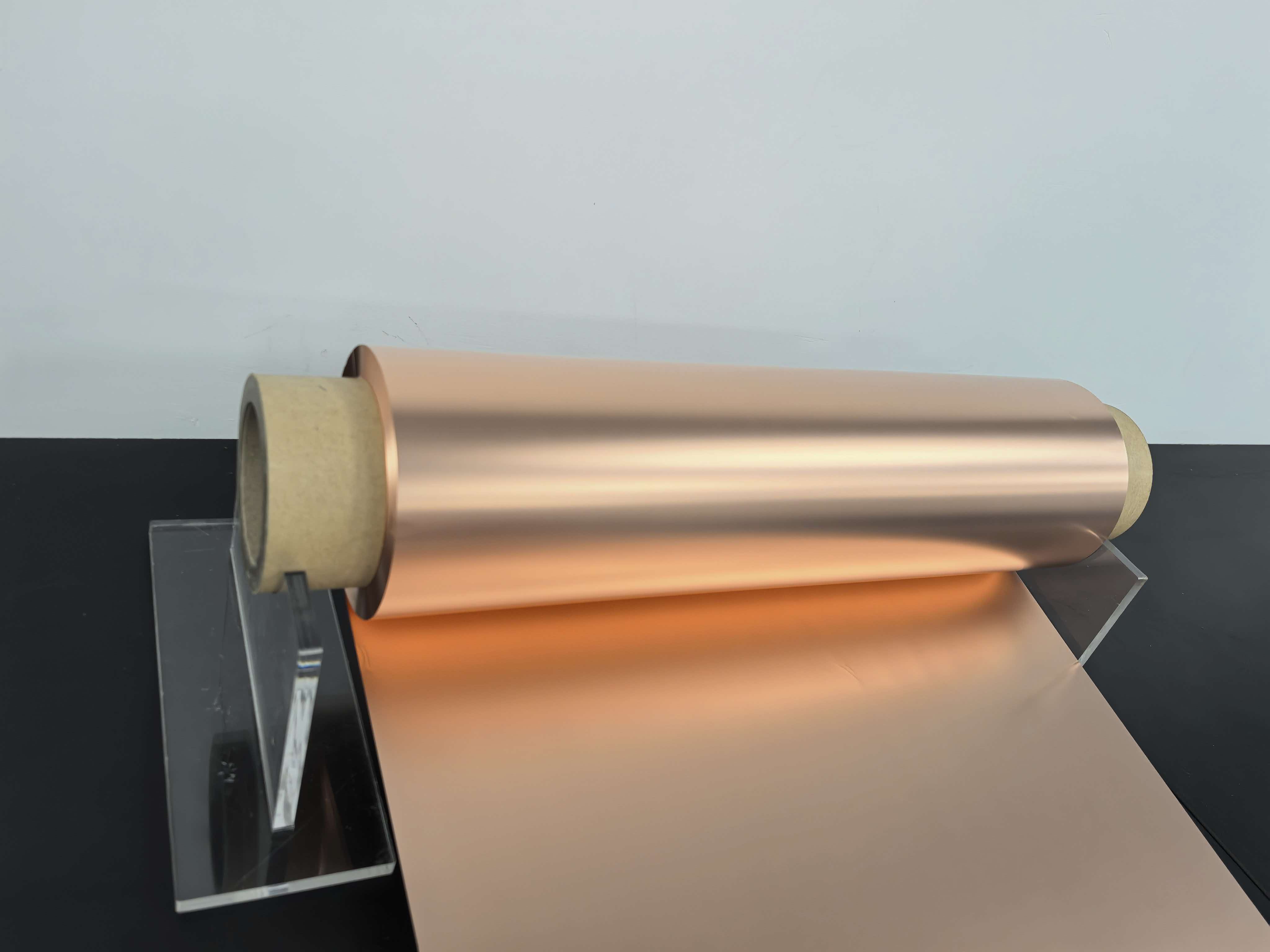 Double-Side Bright Lithium Copper Foil, High Tensile